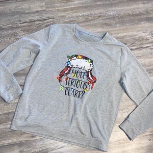 EUC Lampoon Christmas Crewneck Sweatshirt L